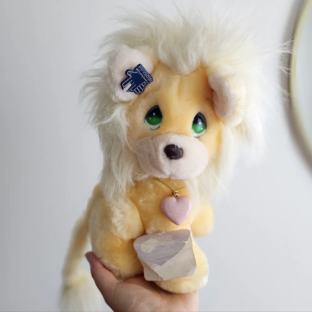NWT Vintage 1985 Applause Precious Moments Lion Plush 11” Samuel Butcher Rare